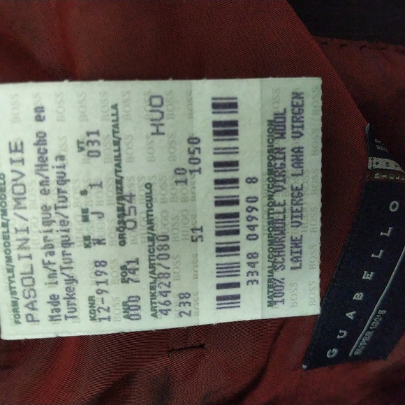 Men's 44R Hugo Boss Suit - Picture 4 of 6